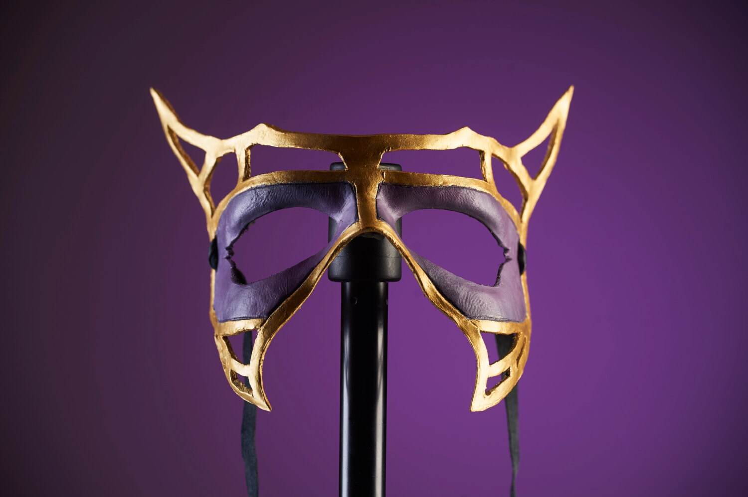 Royal Handmade Genuine Leather Mask - 