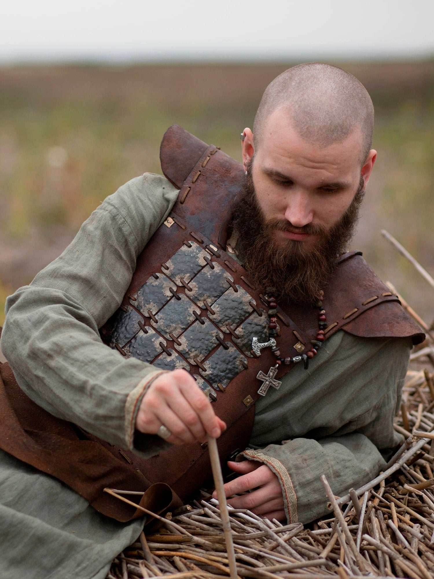 Viking larp leather armor - XS / Full payment