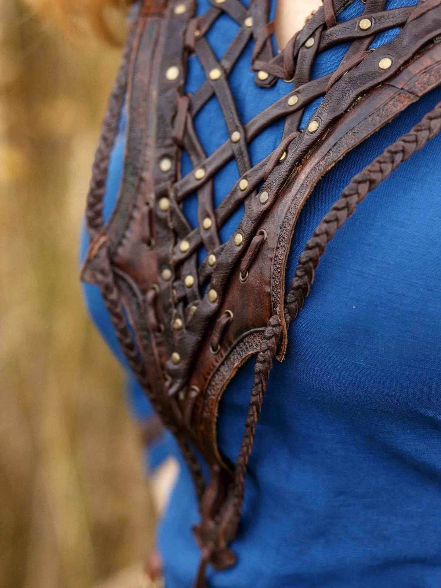 Lagertha leather breastplate (Vikings) - S