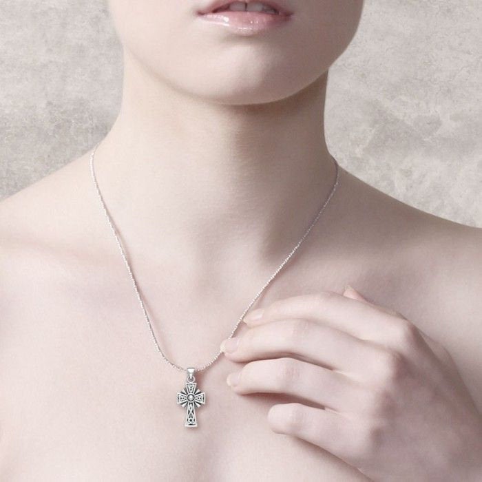 Janora Celtic Cross Necklace