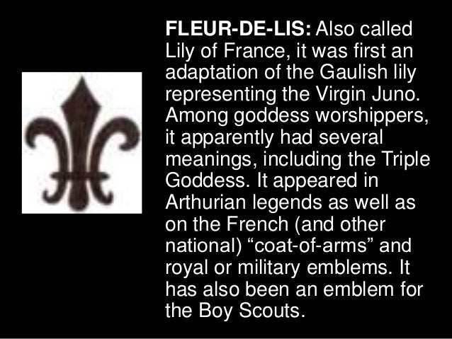Elegant Fluer De Lis Necklace - 18
