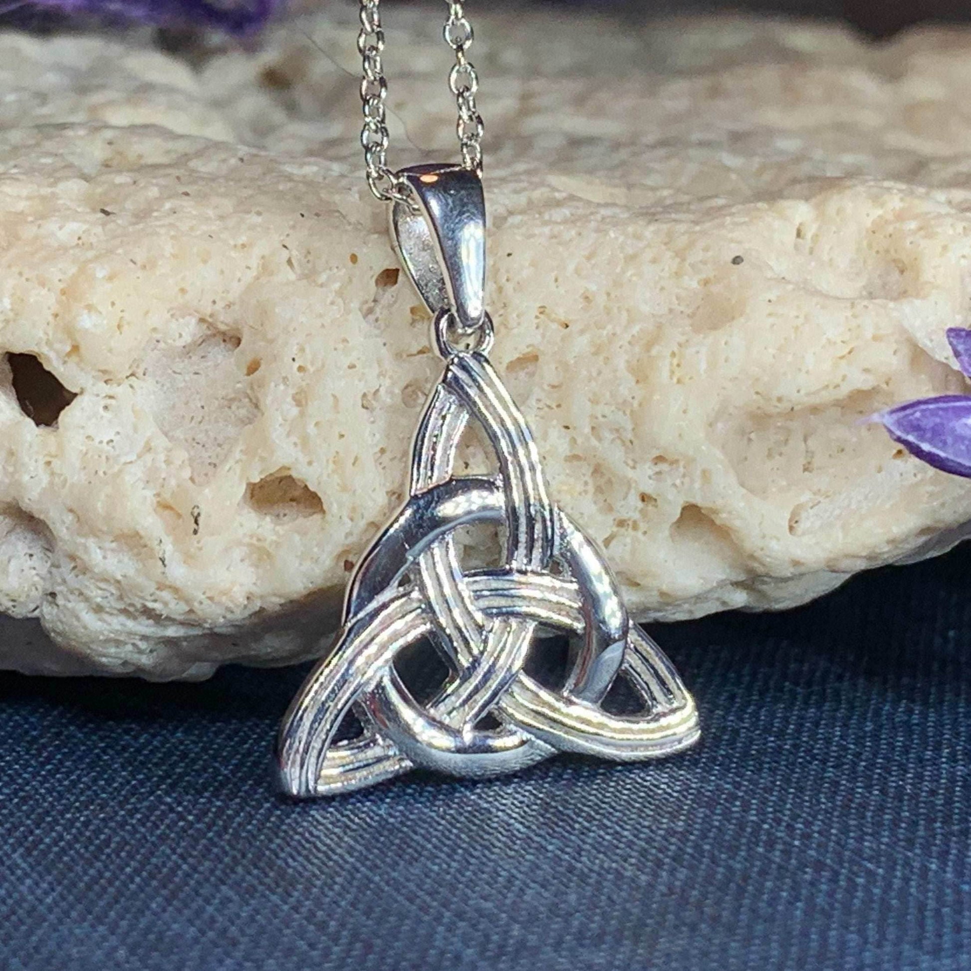Vanessa Trinity Knot Necklace - 