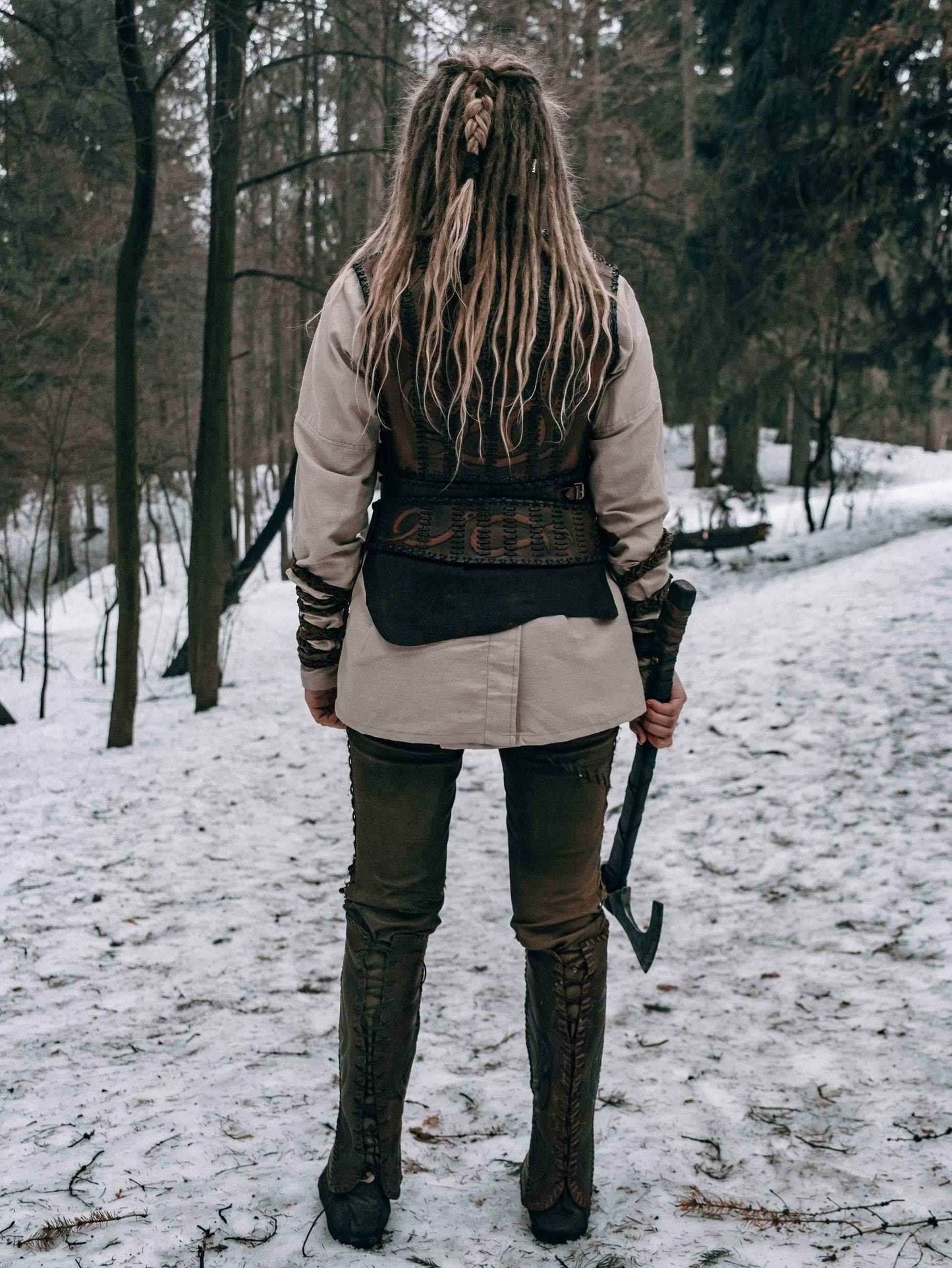 Lagertha leather pants (Vikings) - XS