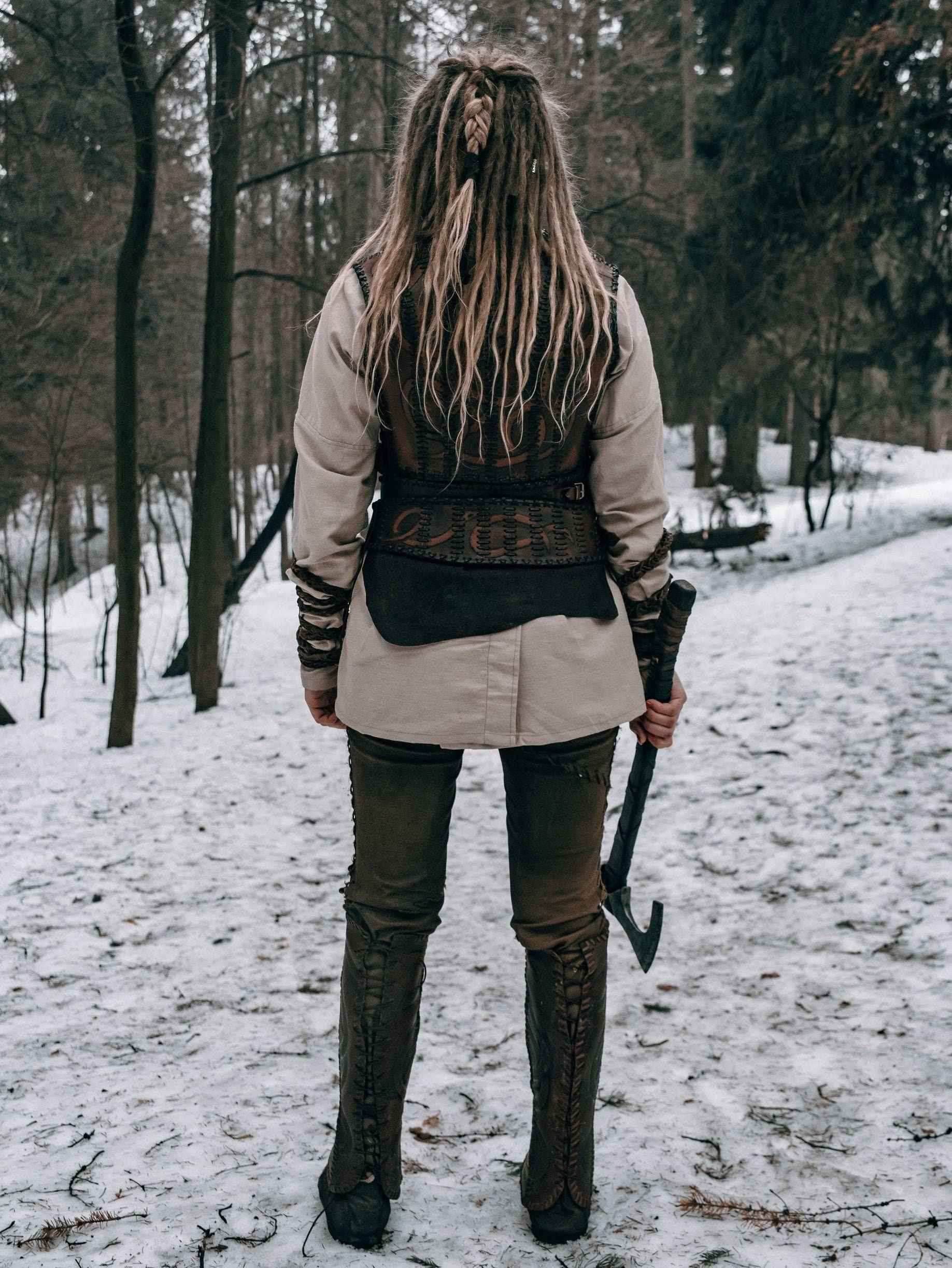 Lagertha leather pants (Vikings) - XS