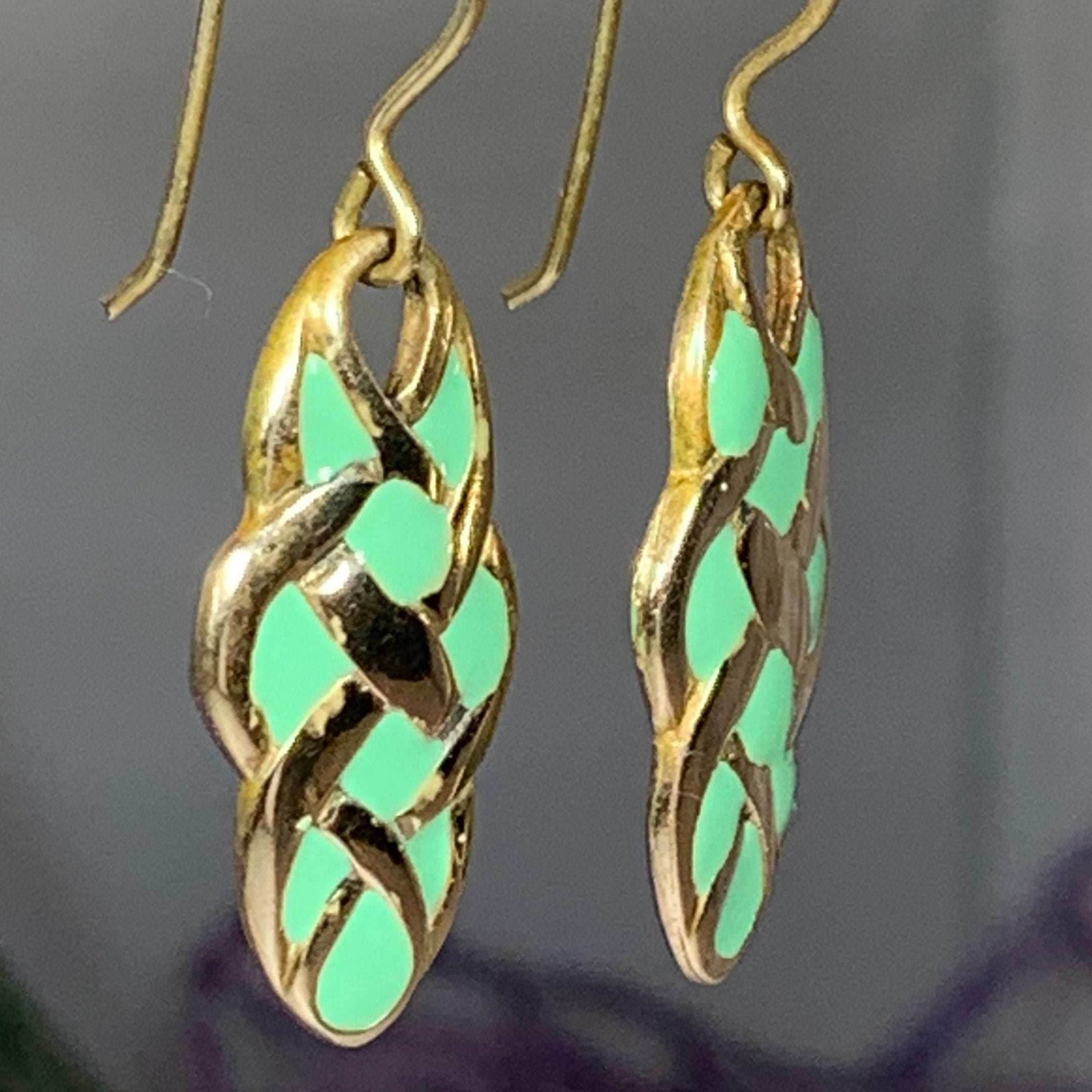 Pastel Celtic Knot Earrings - 
