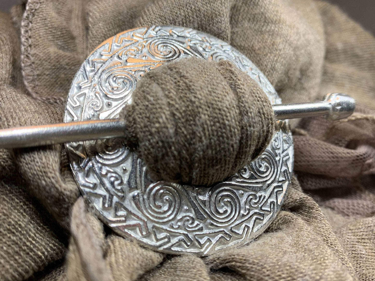 Isla Celtic Scarf Ring - 
