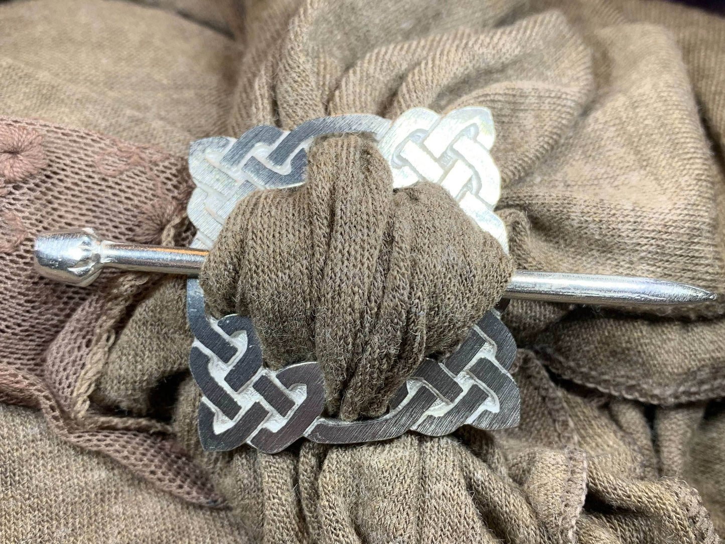 Ailsa Celtic Scarf Ring - 