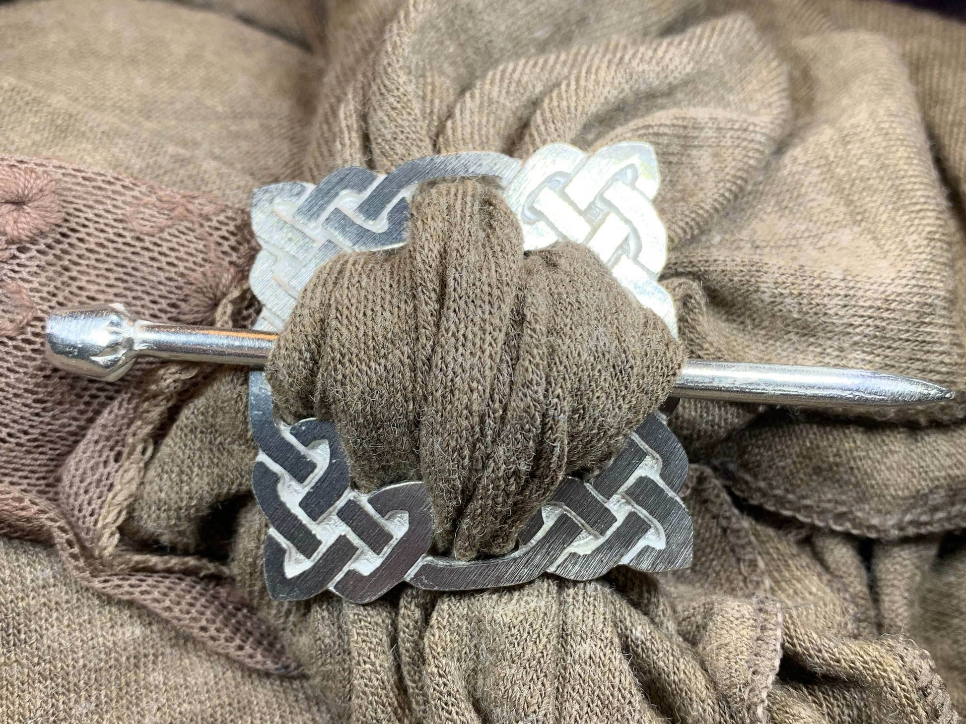 Ailsa Celtic Scarf Ring - 