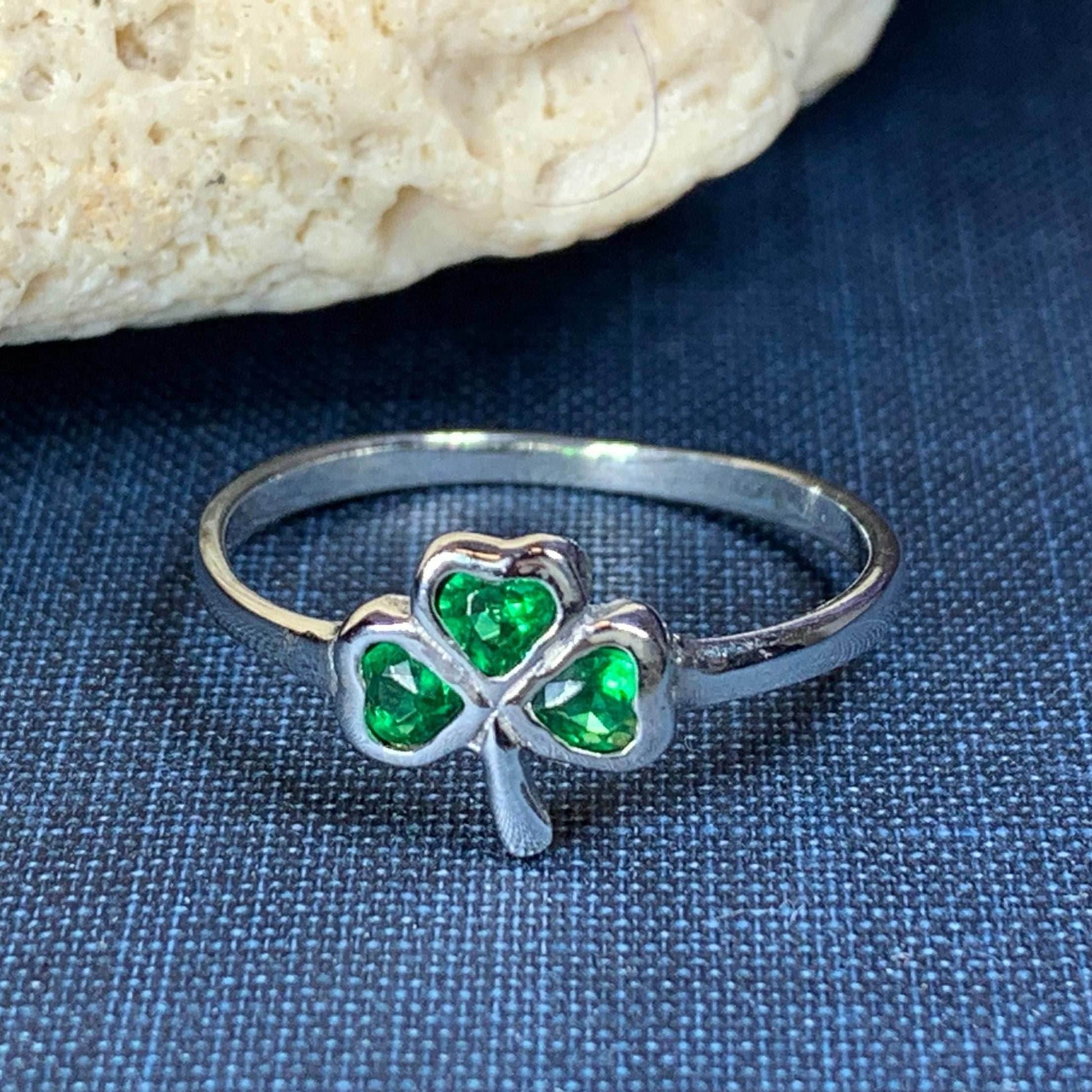 Emerald Isle Shamrock Ring - 6