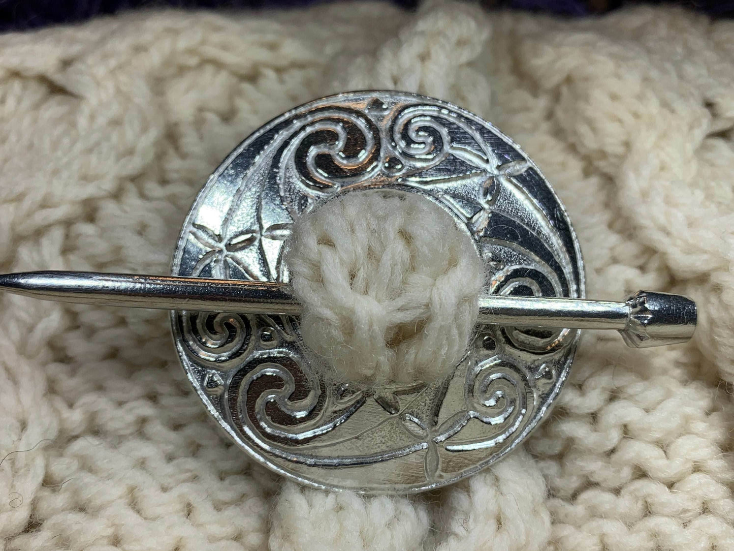 Blair Celtic Scarf Ring - 