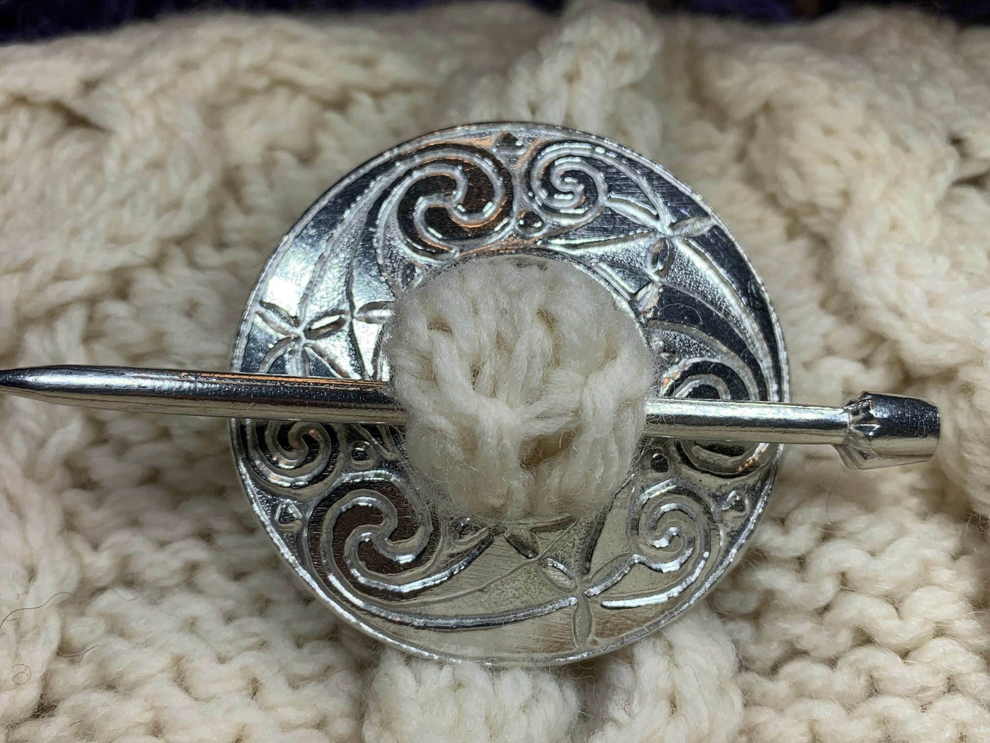 Blair Celtic Scarf Ring - 