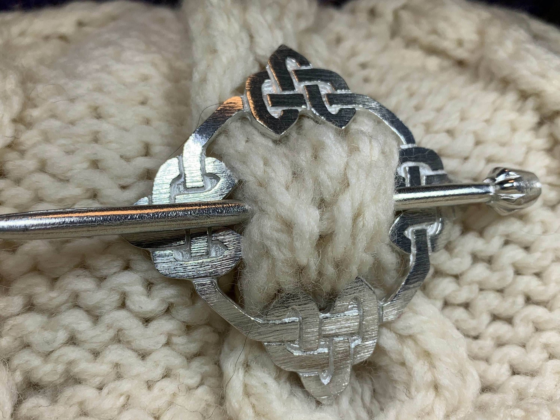 Ailsa Celtic Scarf Ring - 
