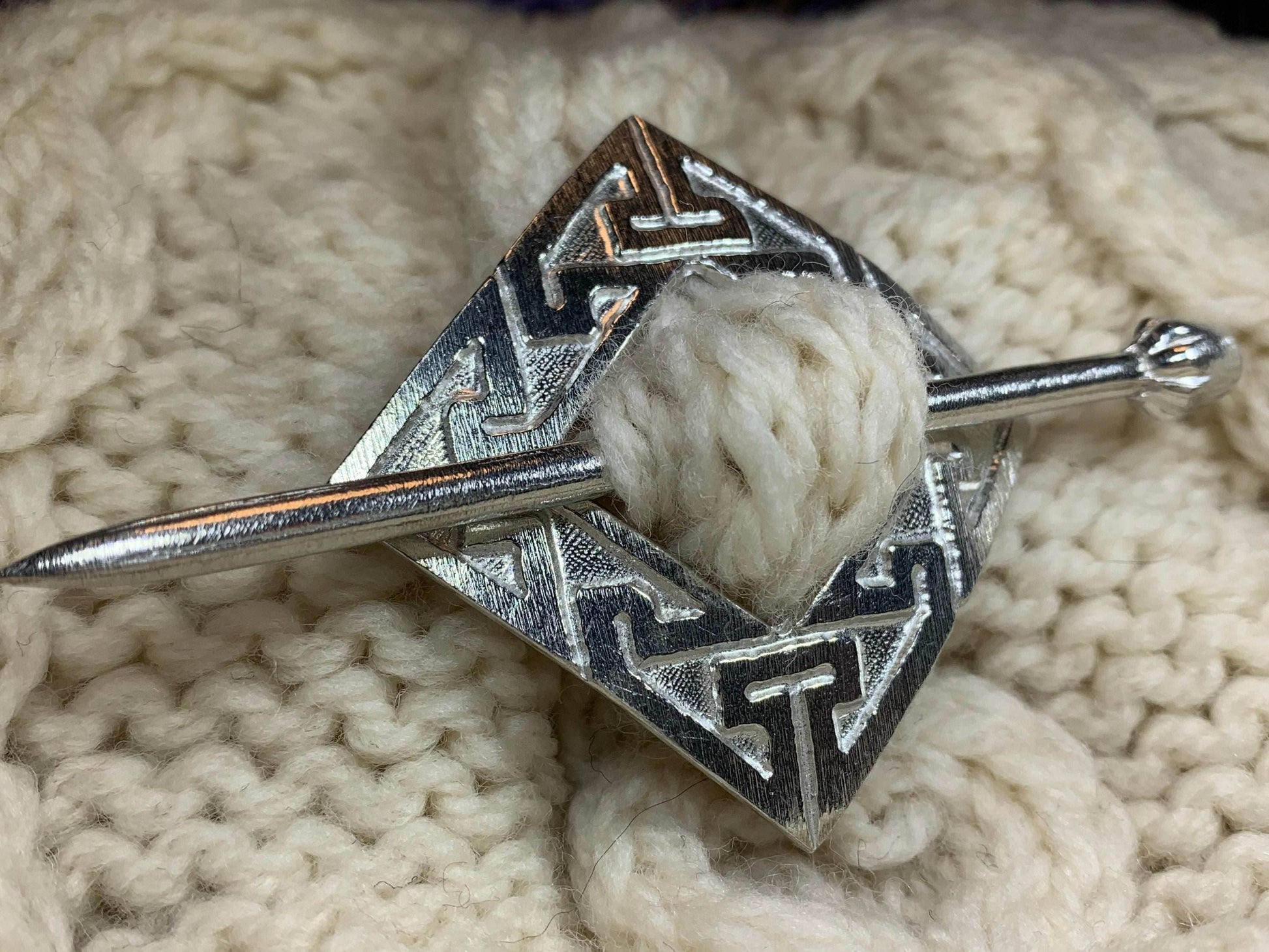Brianna Celtic Scarf Ring - 