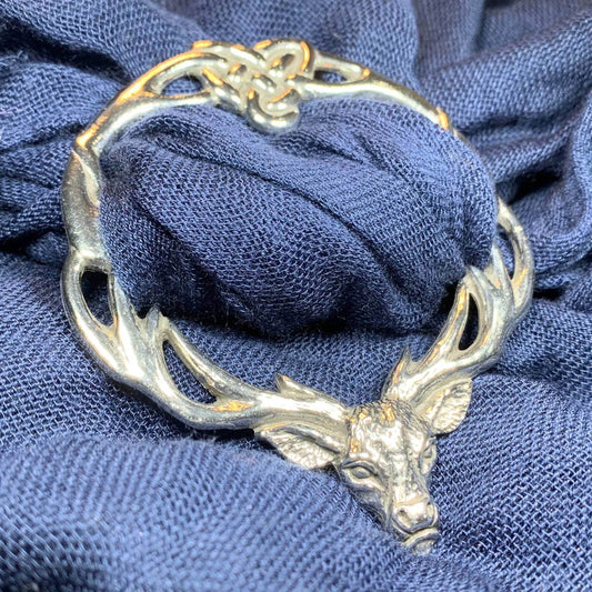 Woodland Stag Scarf Ring - 