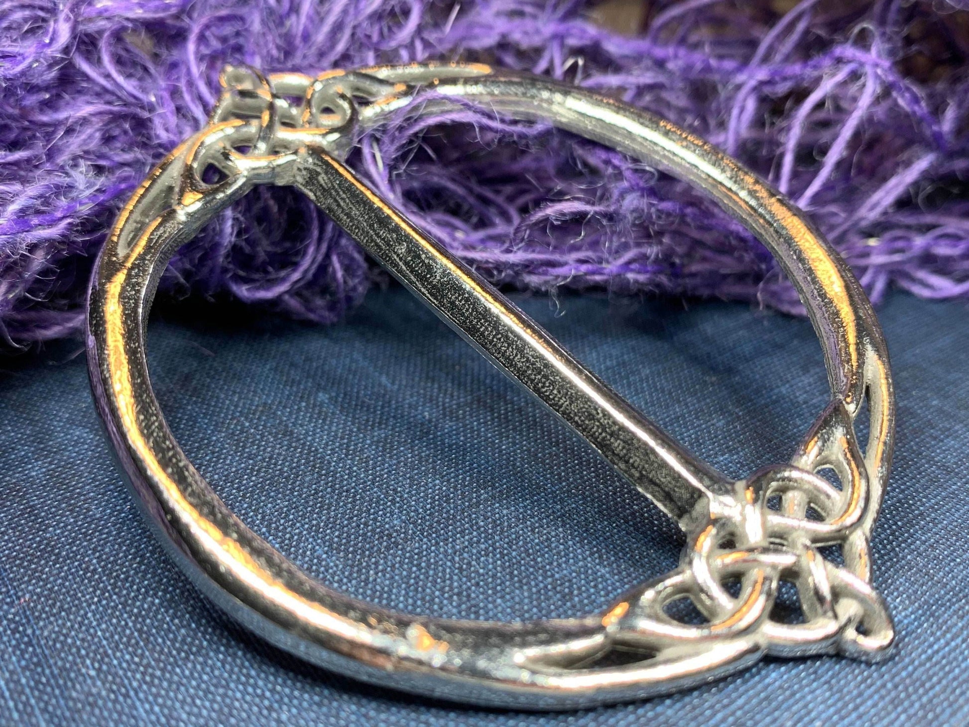 Noelle Celtic Knot Scarf Ring - 