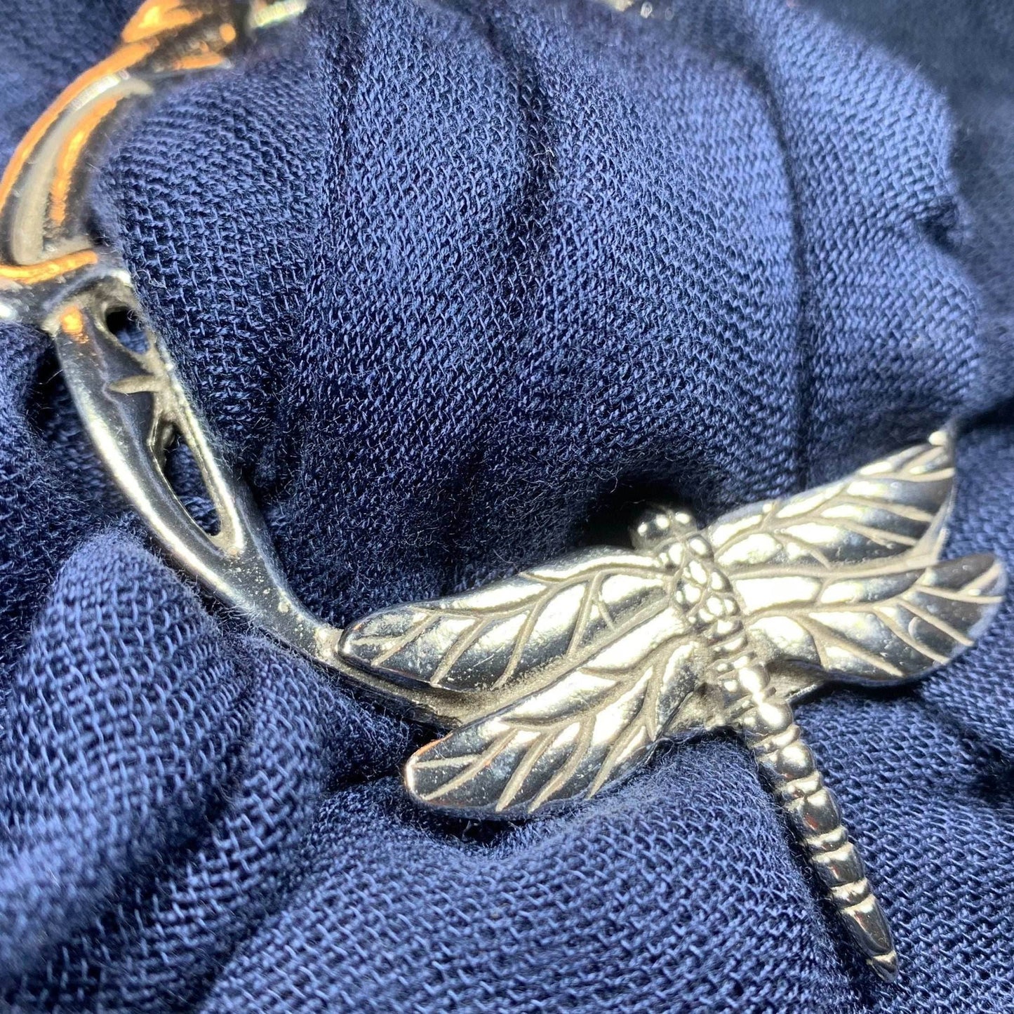 Claire's Dragonfly Scarf Ring - 
