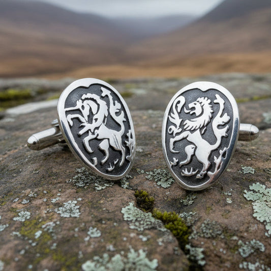 Lion & Unicorn of Scotland Cuff Links