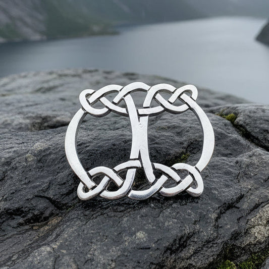 Celtic Knot Scarf Ring