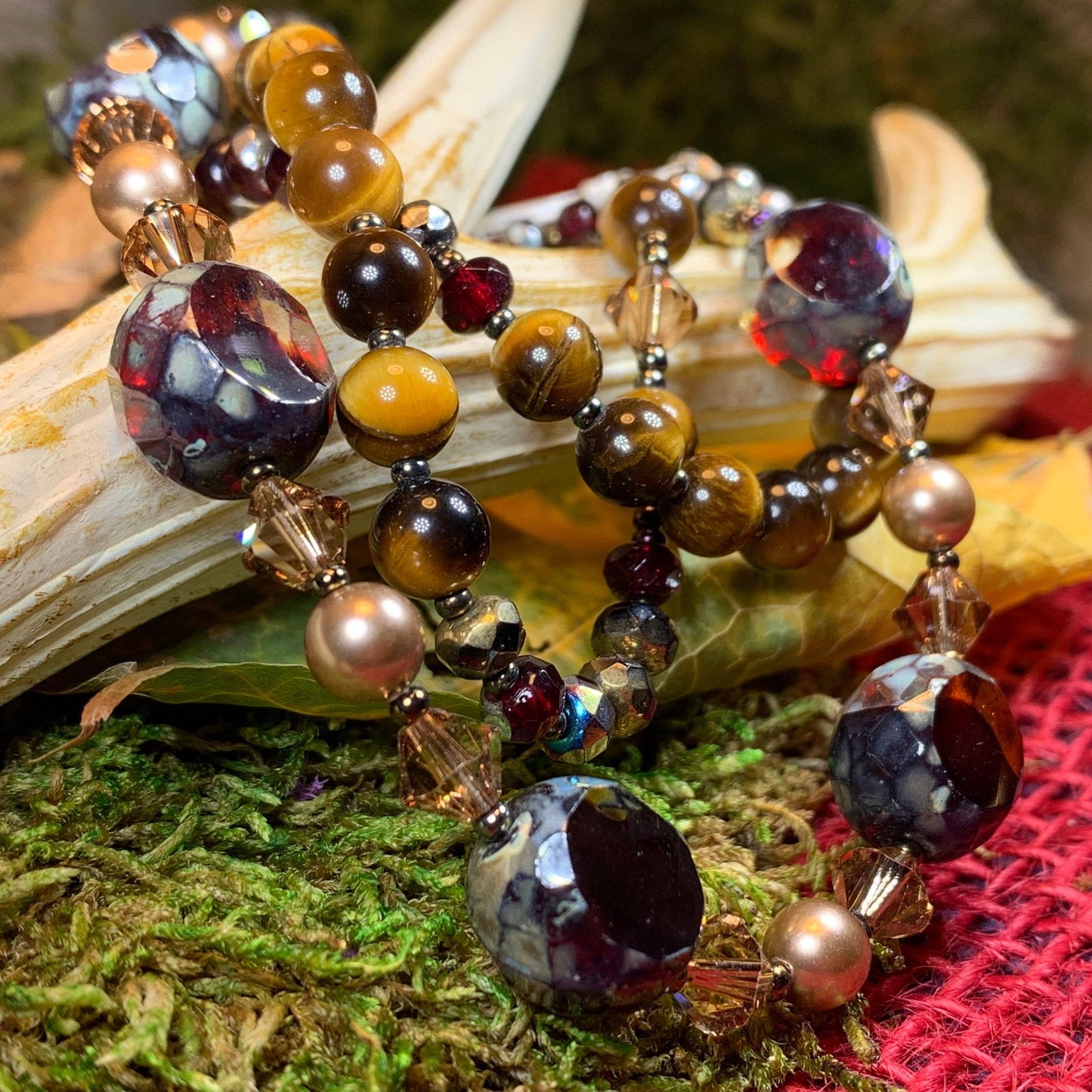 Highland Sunset Tiger's Eye Necklace