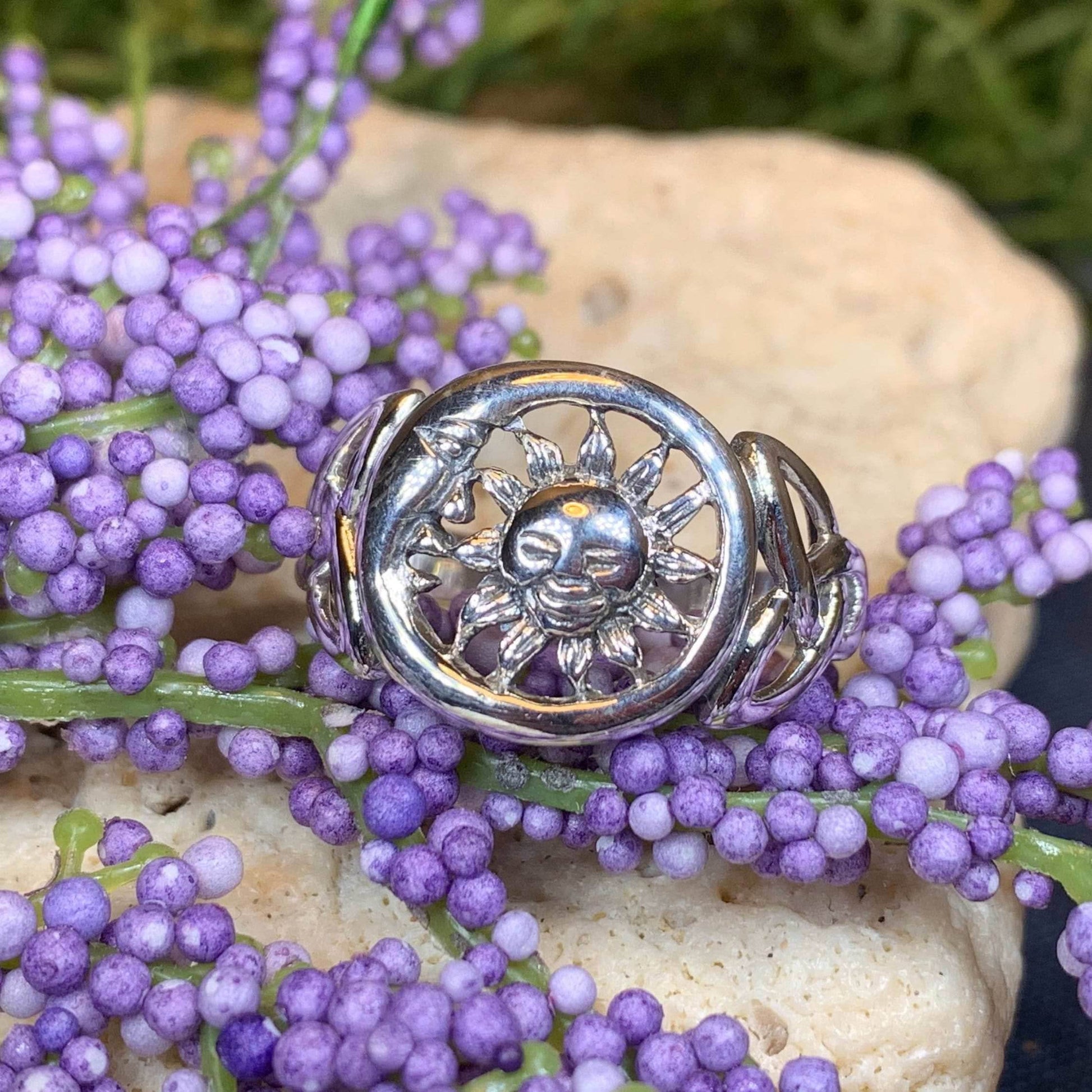 Celtic Sky Moon Ring - 5