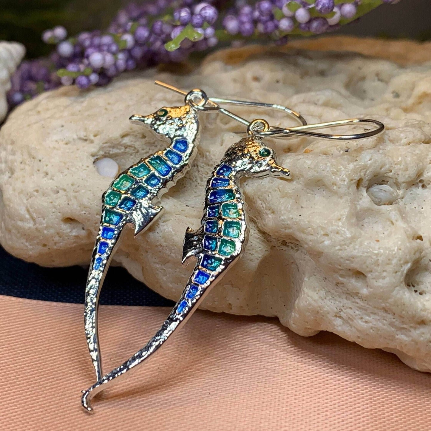 Summerleaze Seahorse Earrings - 