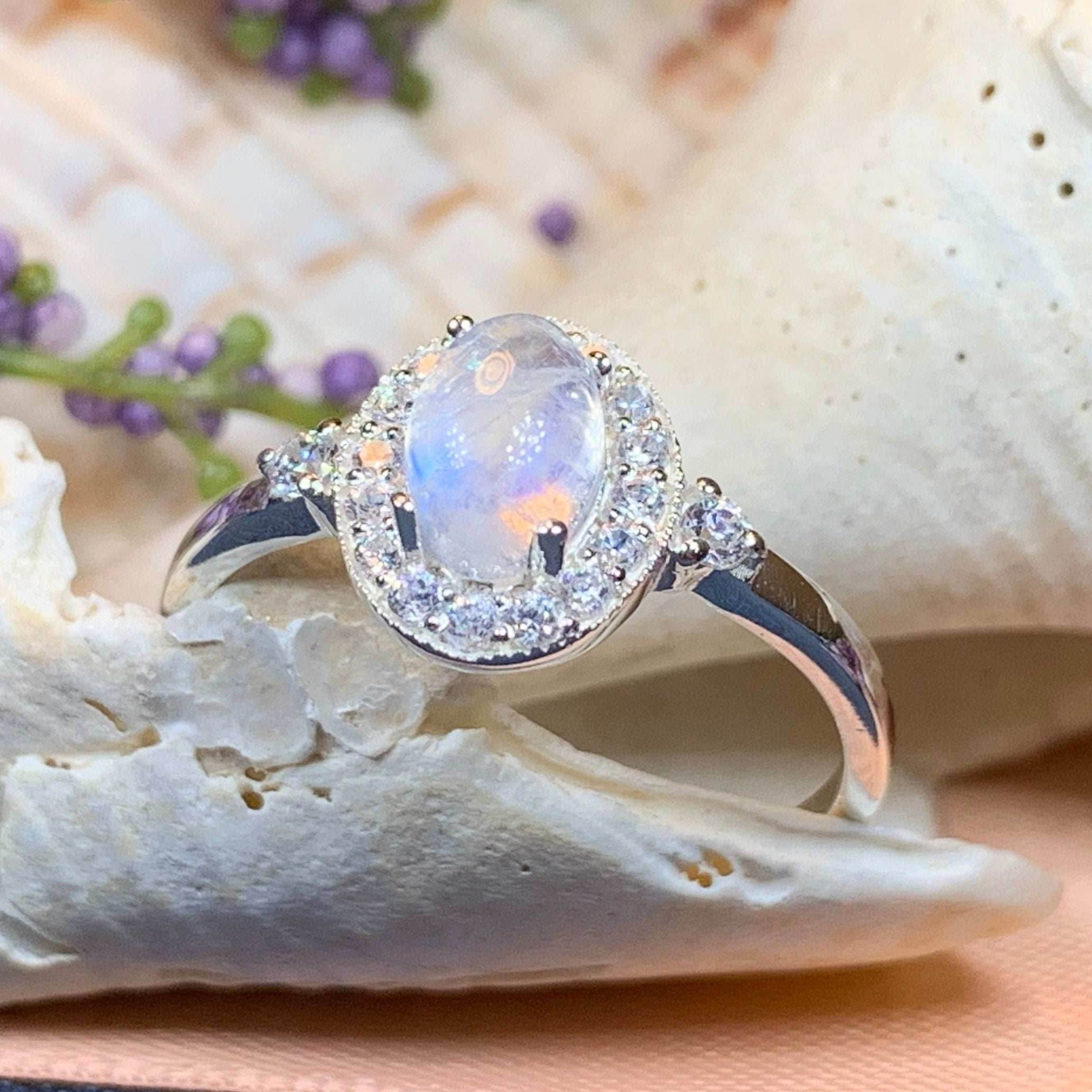 Leandra Moonstone Ring - 5