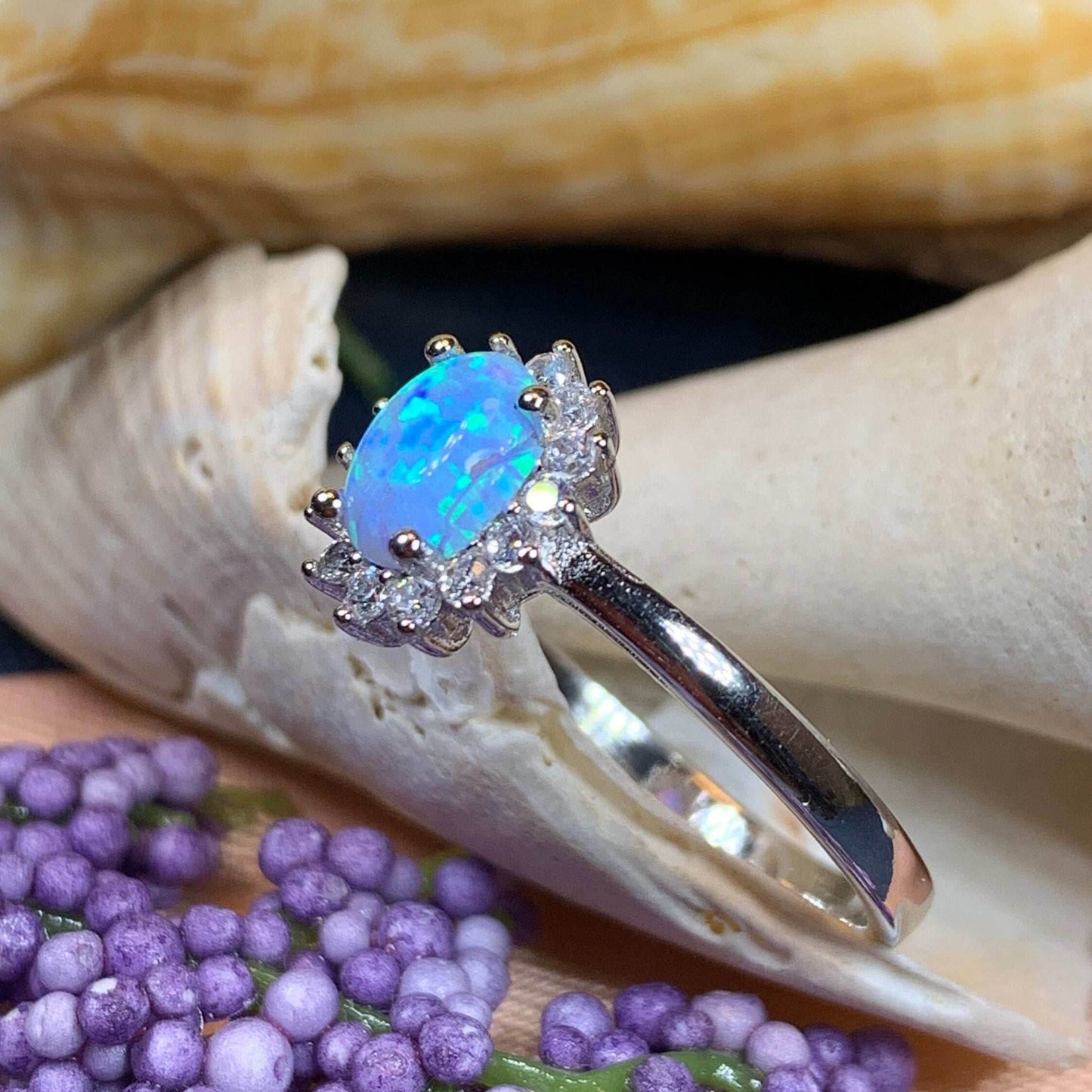 Leanni Opal Celtic Ring - 4
