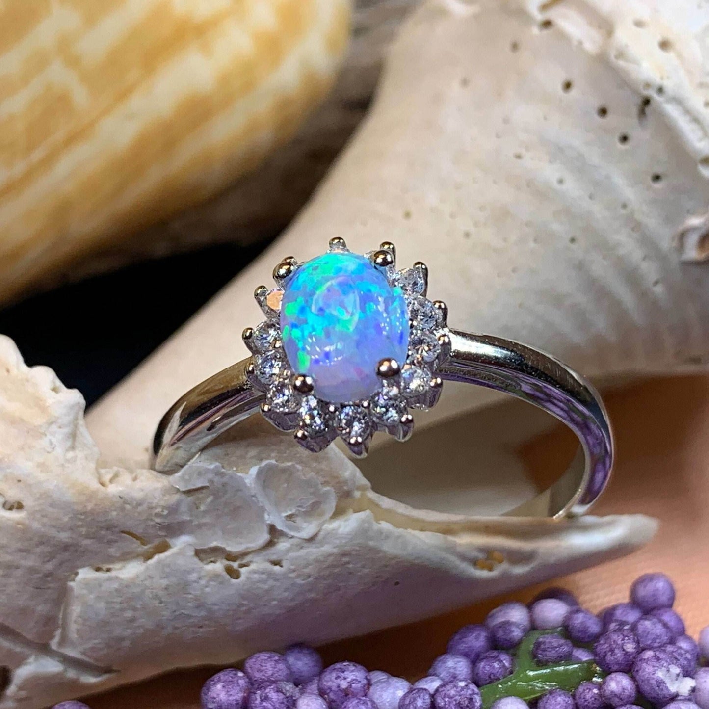 Leanni Opal Celtic Ring - 4