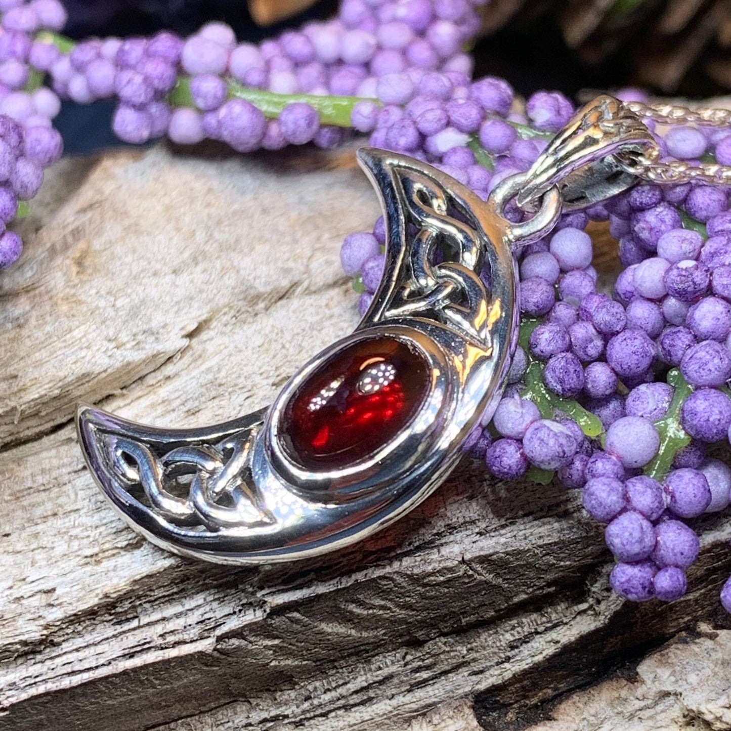 Arlynn Celtic Moon Necklace