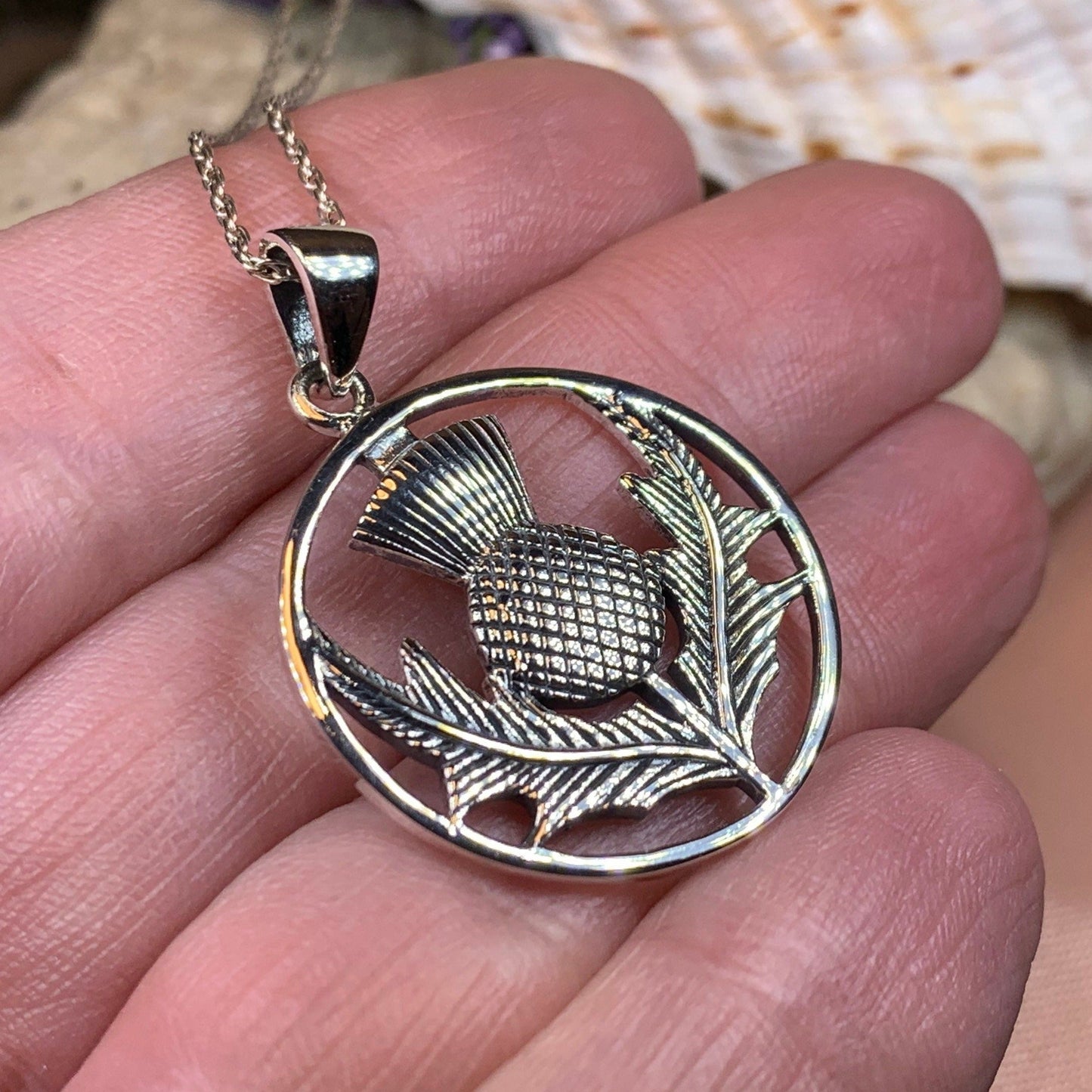Arran Thistle Necklace