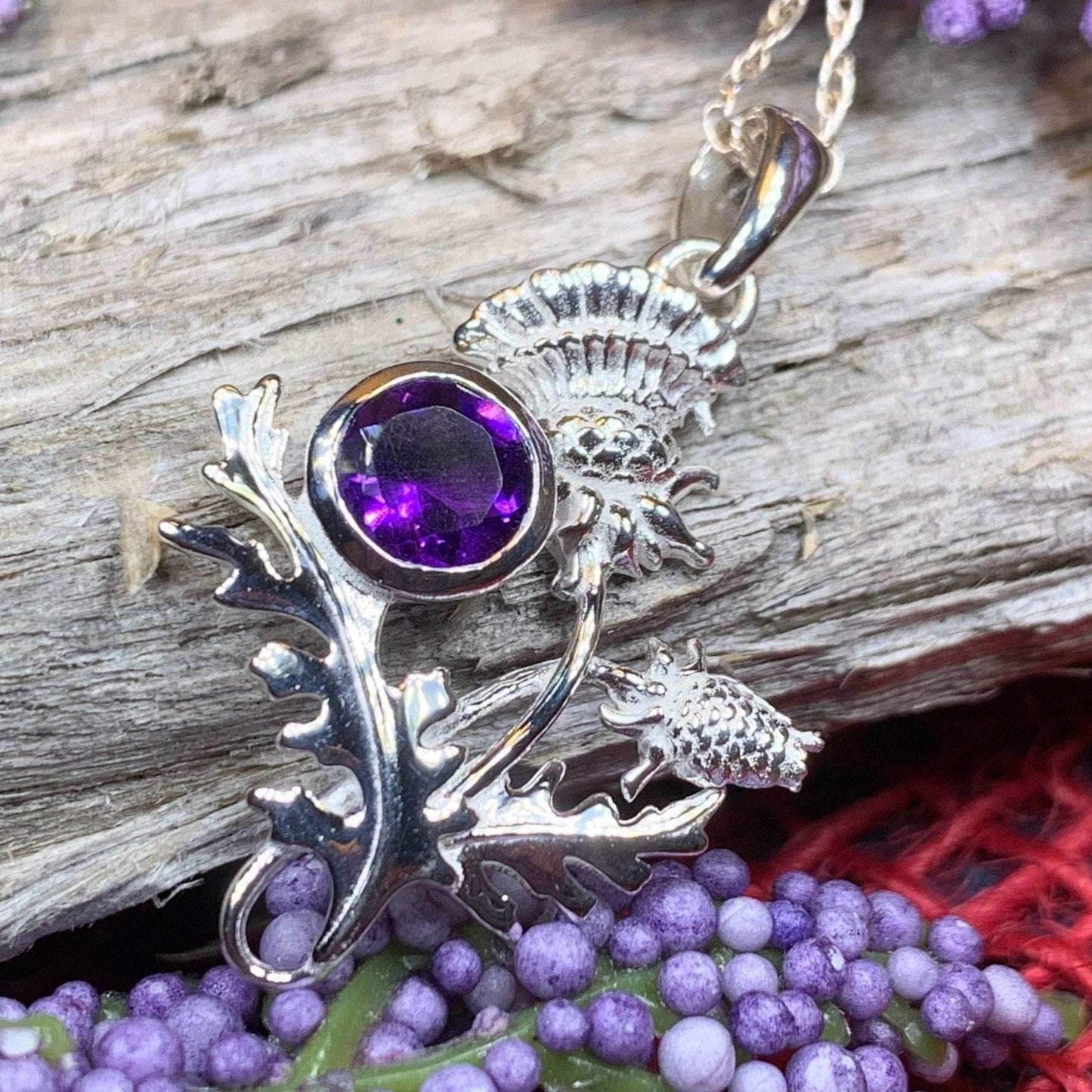 Cairn Ross Thistle Necklace - 18