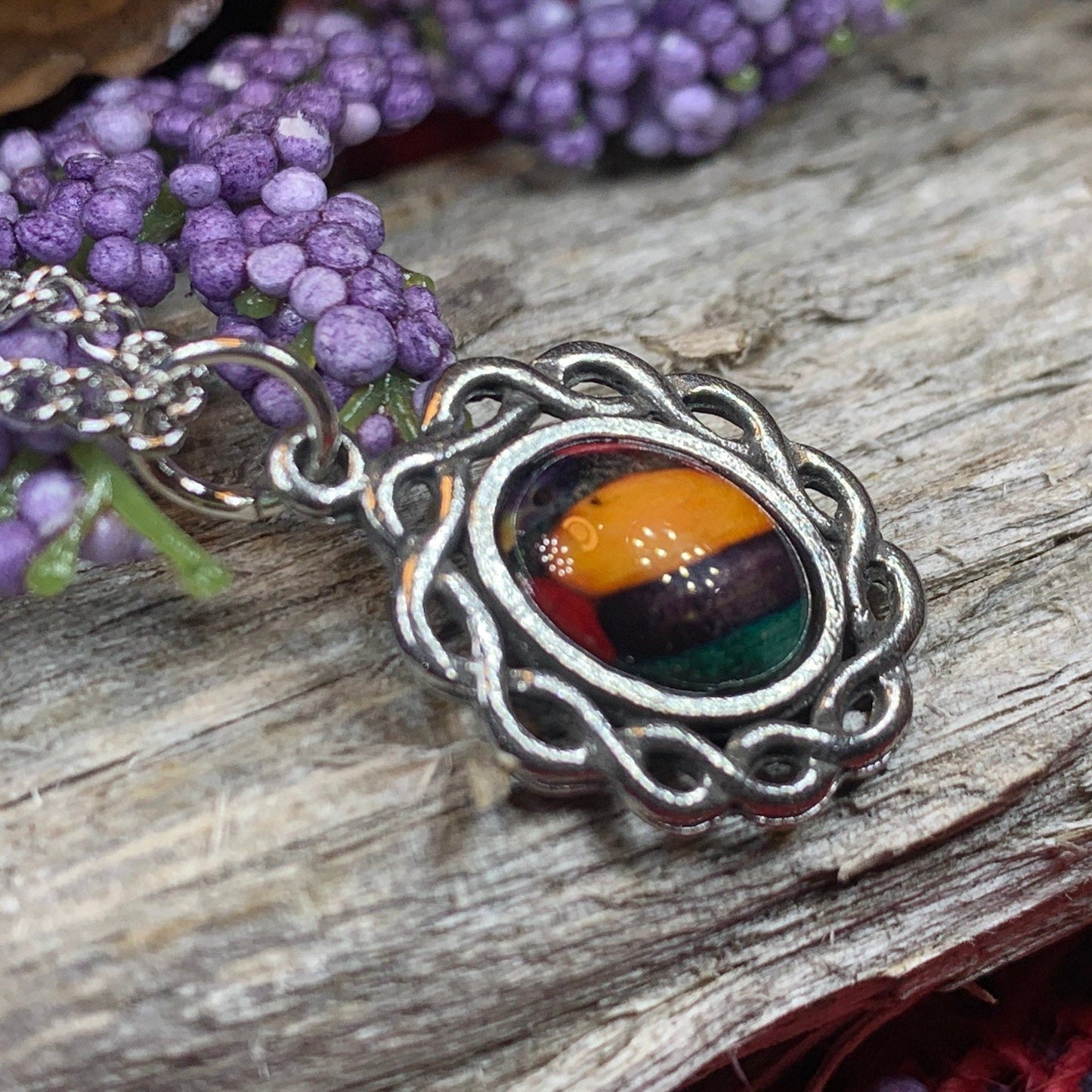 Margie Celtic Heathergems Necklace
