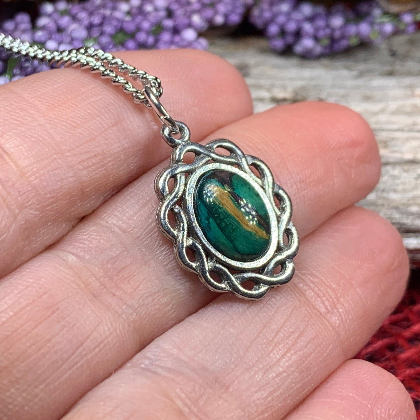 Margie Celtic Heathergems Necklace