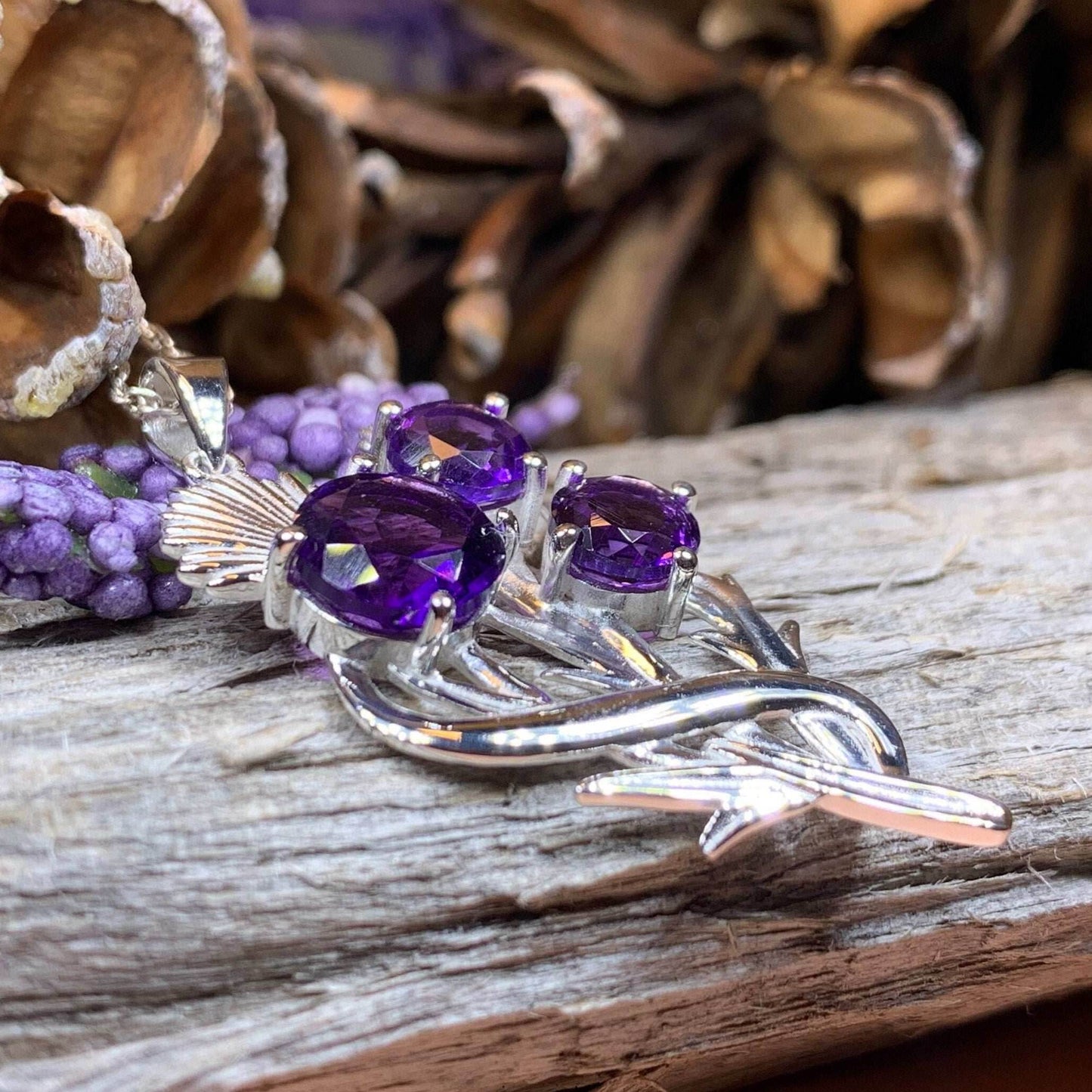 Cairn Croy Thistle Necklace - 18