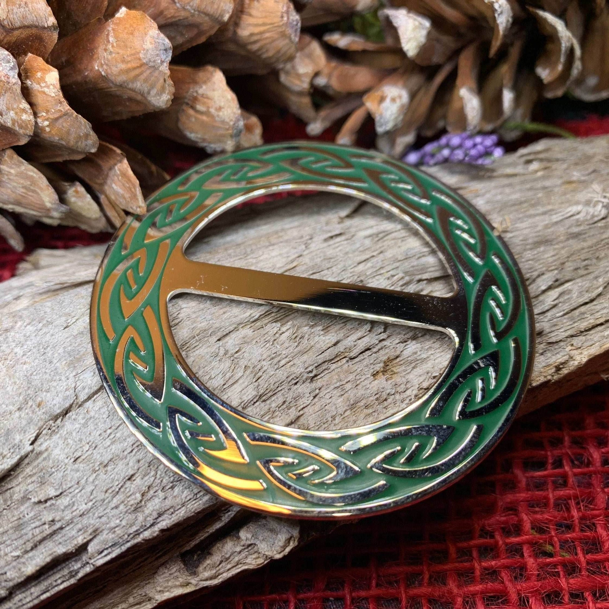 Mayfield Celtic Knot Scarf Ring - 