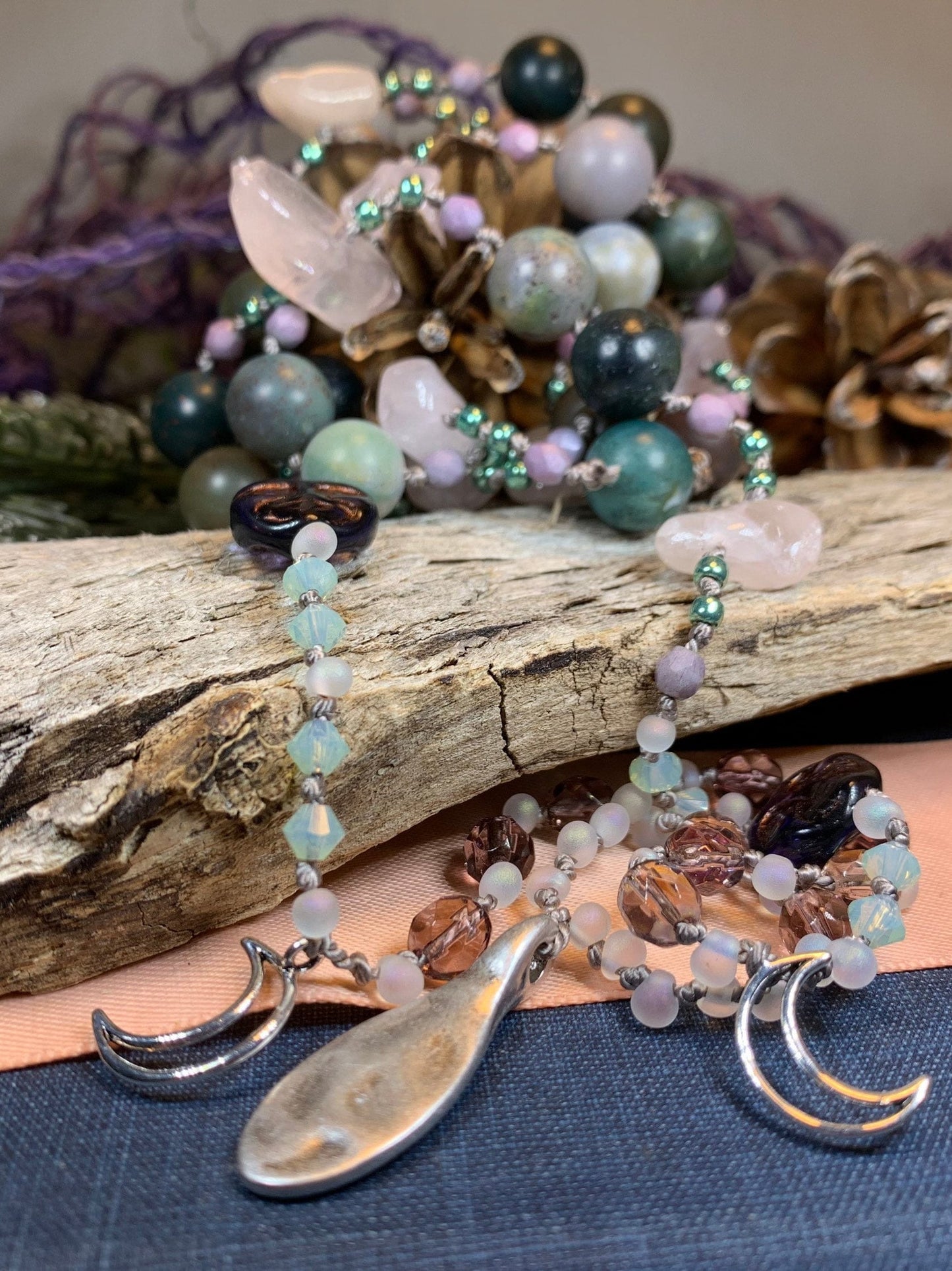 Rosemist Moonrise Long Necklace