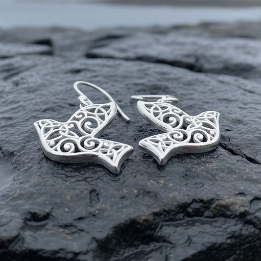 Celtic Dove Earrings