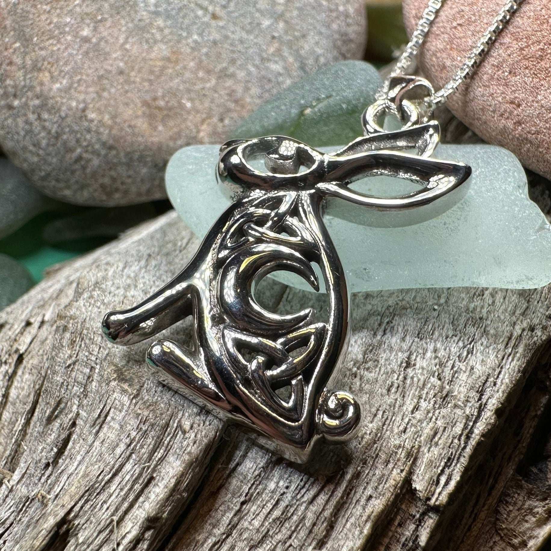 Silvana Rabbit Moon Necklace - 18