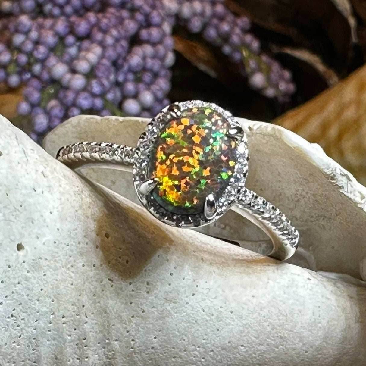 Tamara Opal Engagement Ring - 5