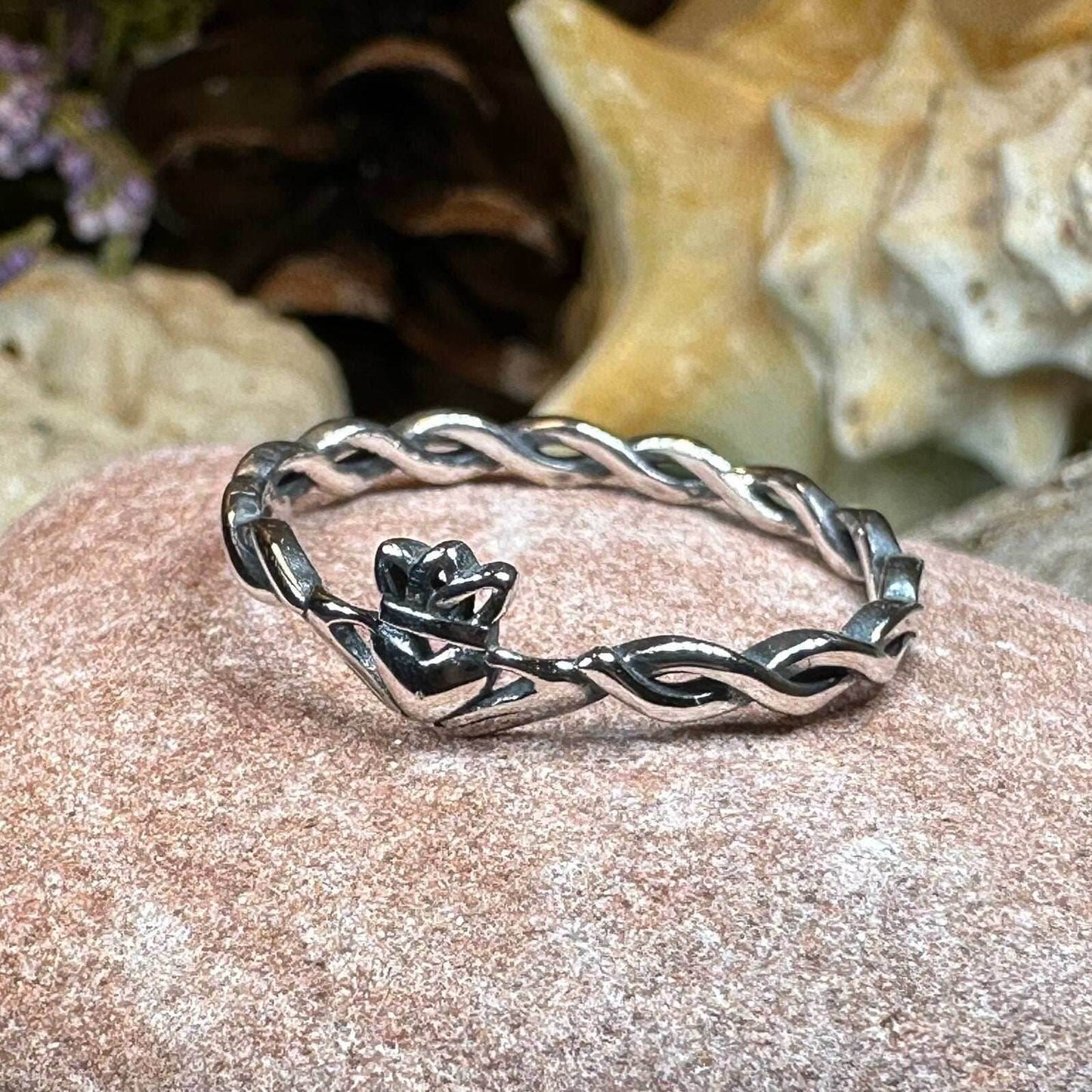 Dainty Claddagh Ring - 4