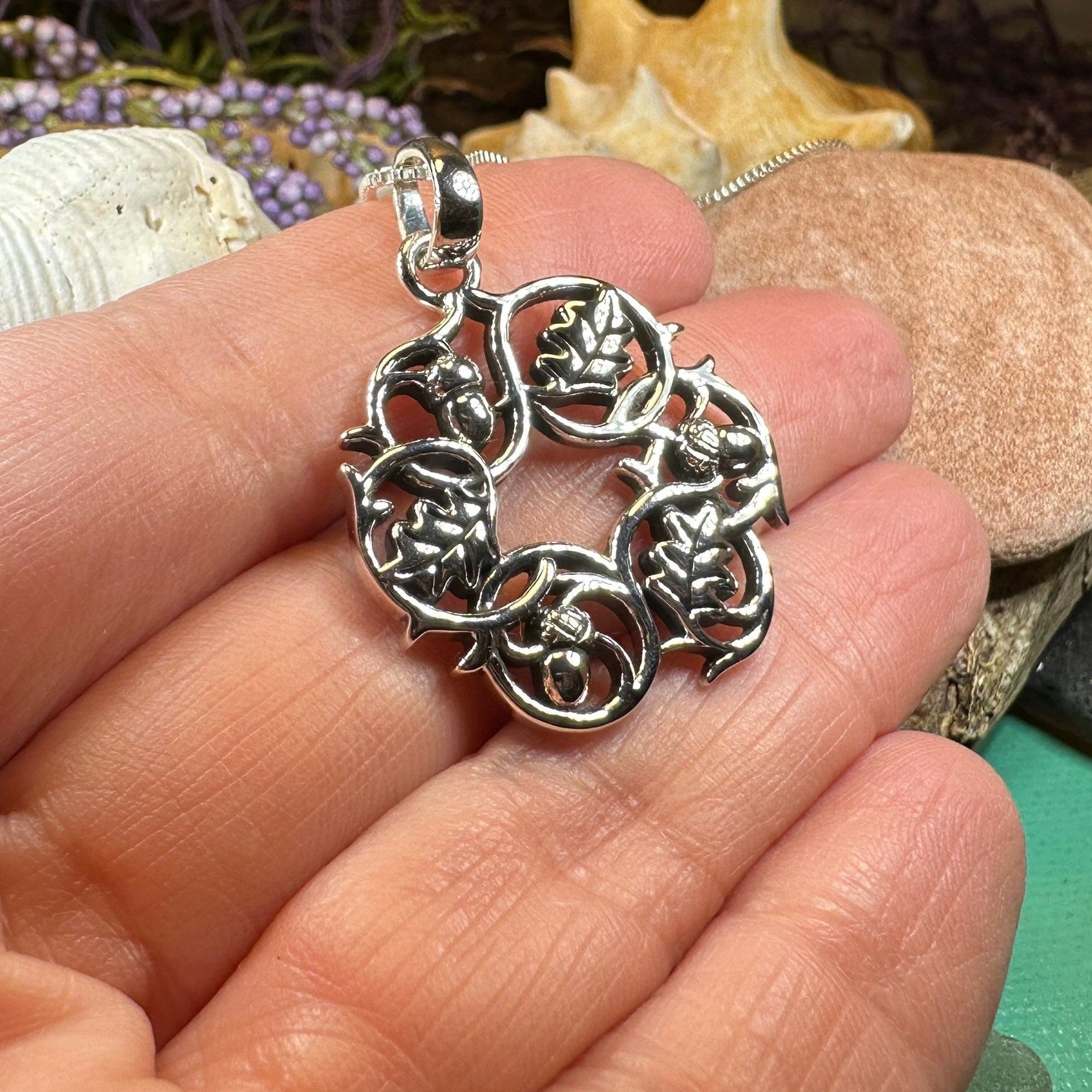 Delemere Oak Leaf Necklace