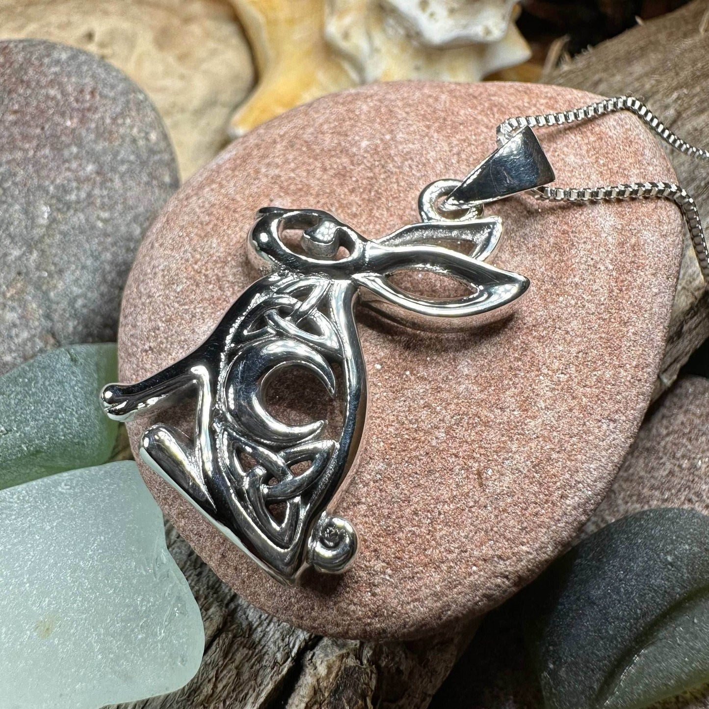 Silvana Rabbit Moon Necklace - 18