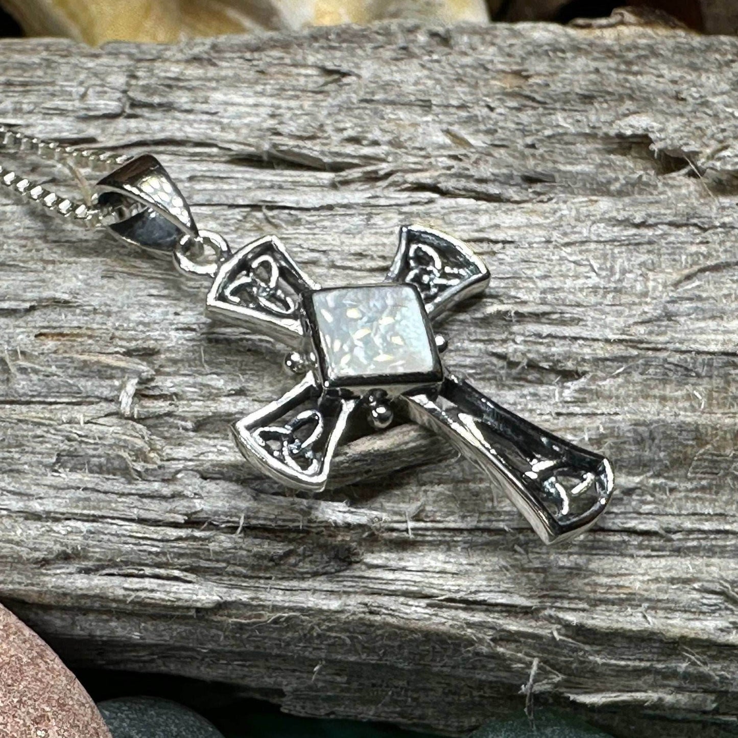 Divinity Celtic Cross Necklace - 18