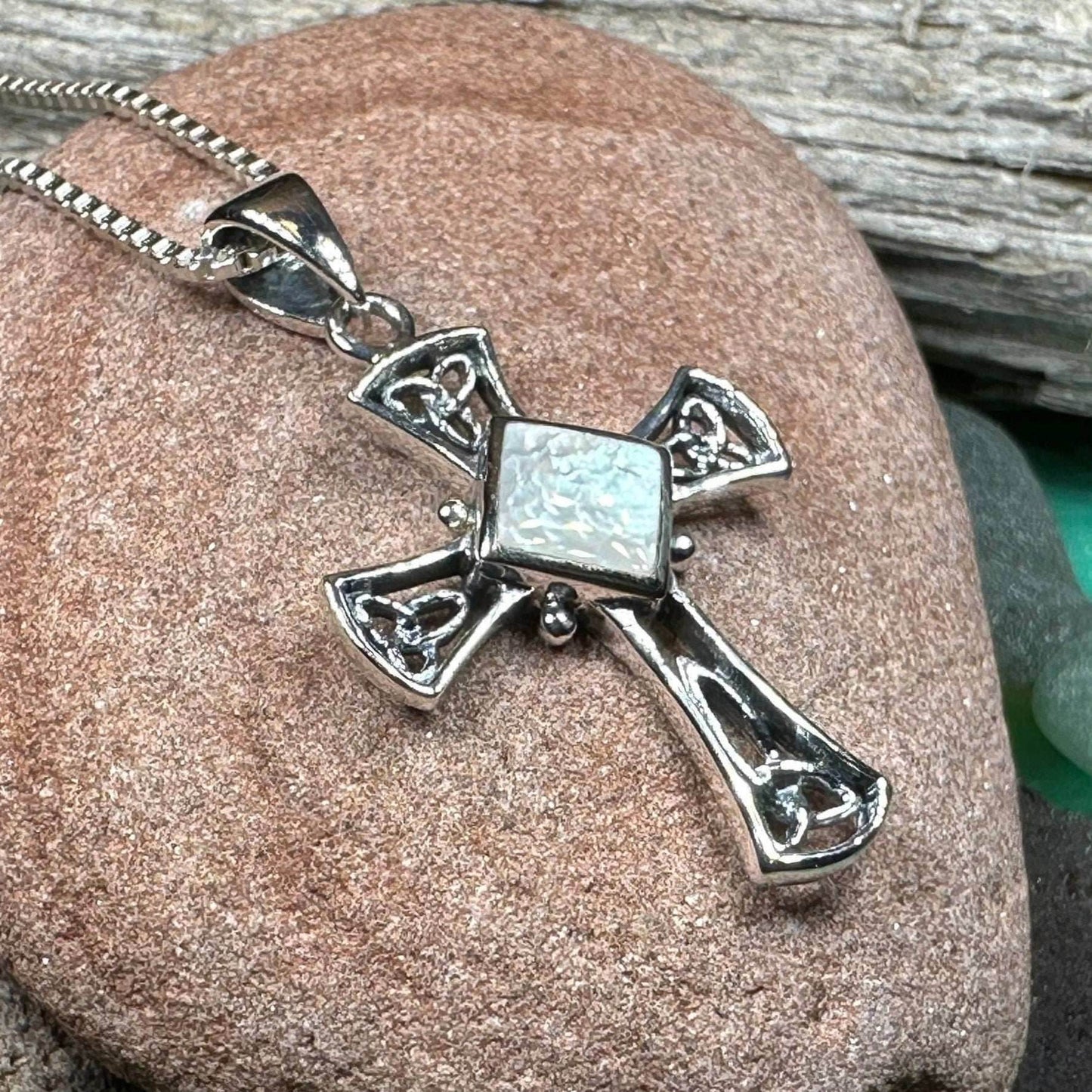 Divinity Celtic Cross Necklace - 18