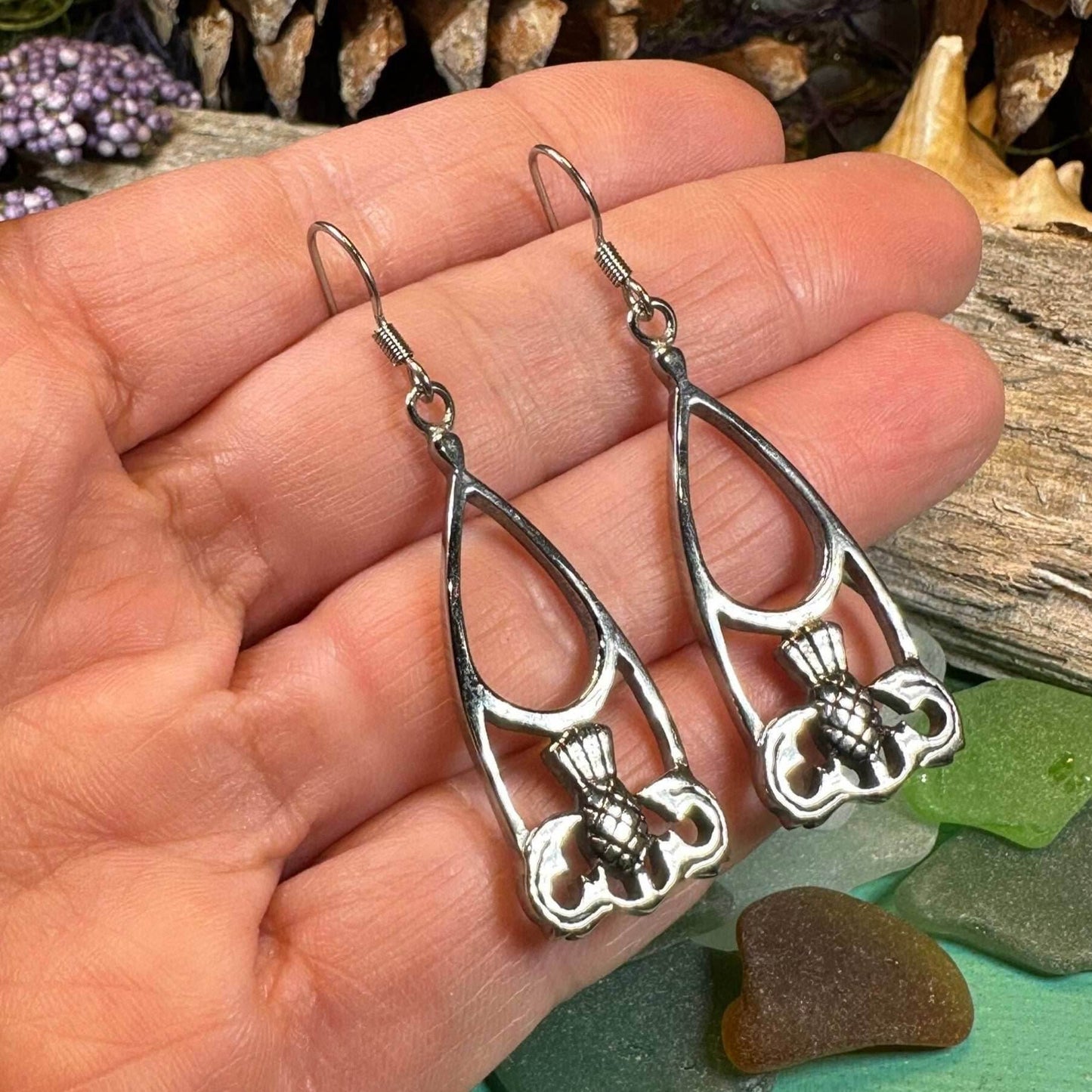 Tyrina Thistle Earrings - 