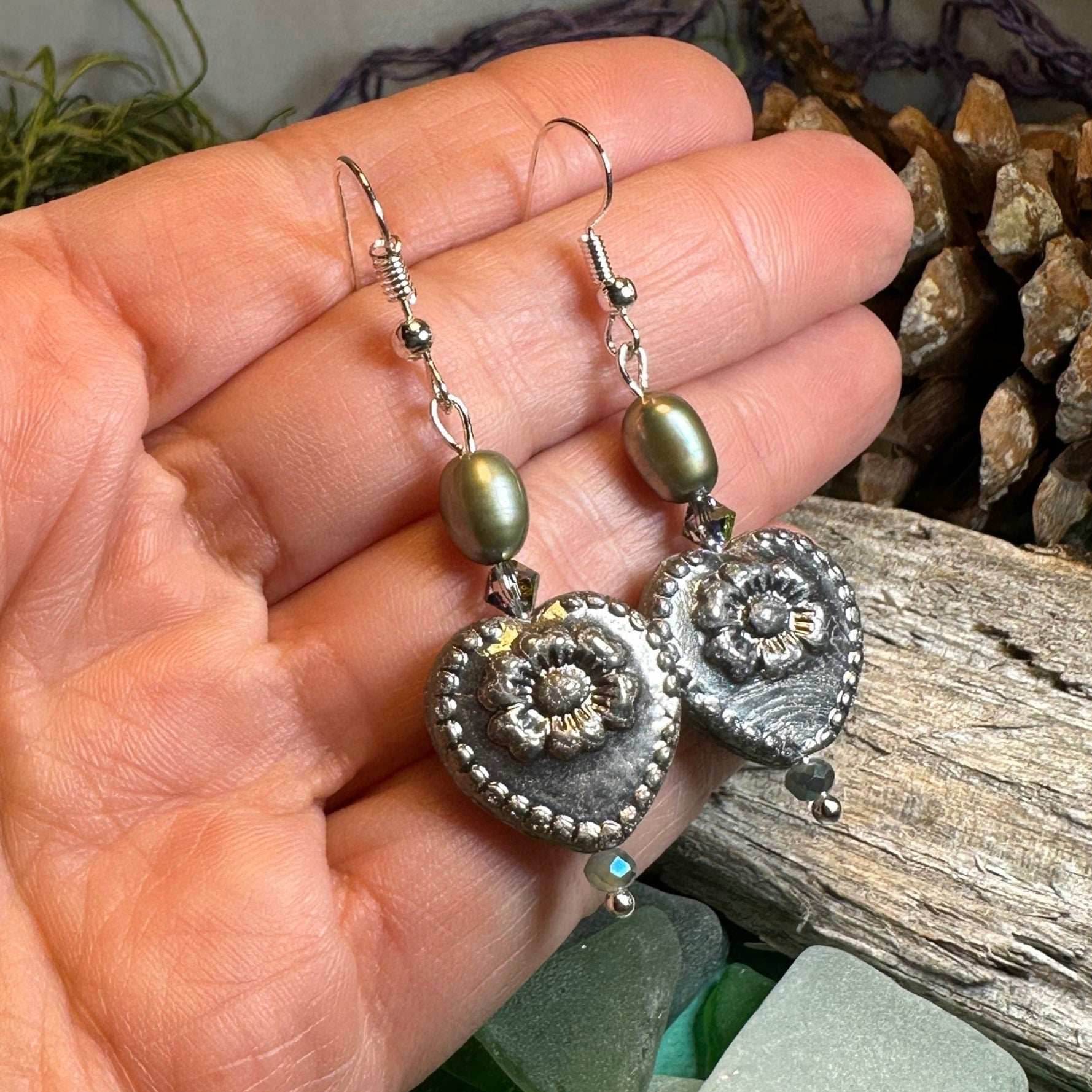 Victorian Pearl Earrings - 