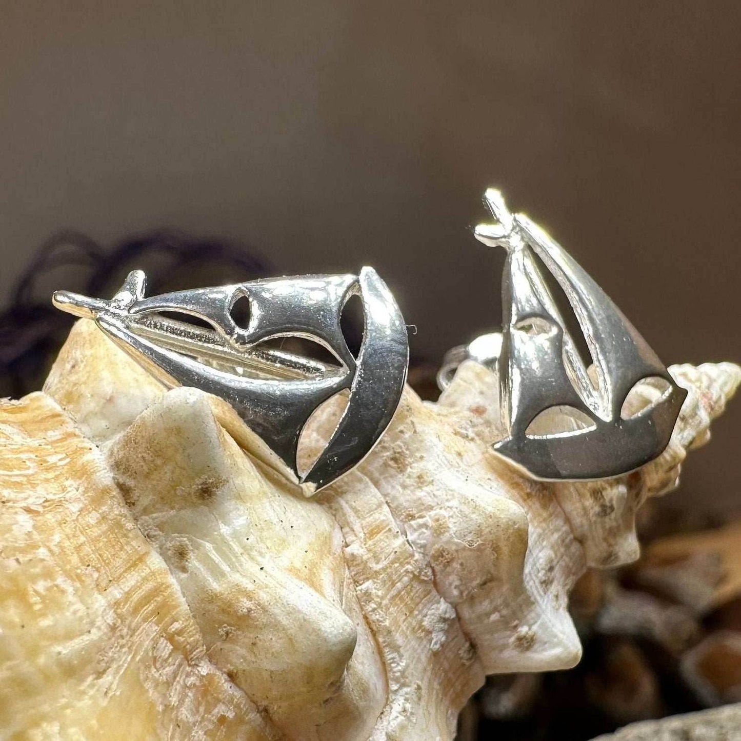 Summerlea Sailboat Post Earrings - 