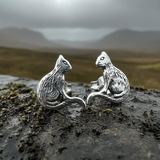 Dagny Cat Stud Earrings