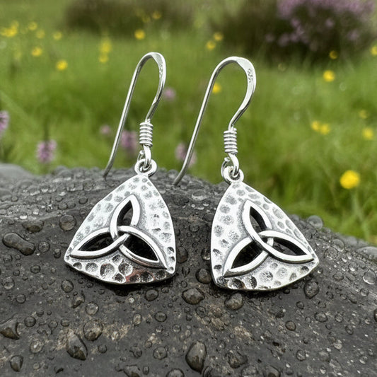 Delphine Trinity Knot Earrings