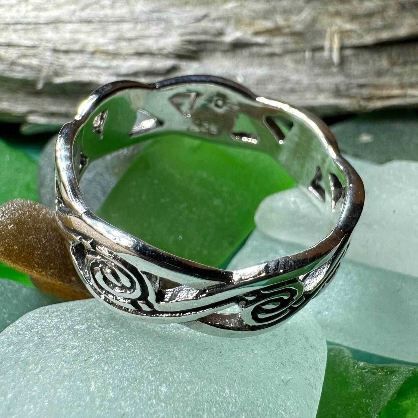 Wren Triple Spiral Ring - 5